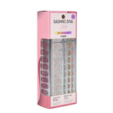 Dashing Diva Gloss Nail Strips box setup for easy at-home manicure