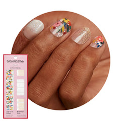 Dashing Diva Wallflower Frenzy: acentos florales para un look romántico y sofisticado.