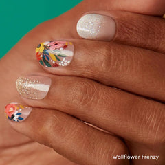 Tiras de acento Wallflower Frenzy, acabado brillante y duradero de Dashing Diva.