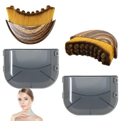 Daureve lymphatic contour brush with soft bristles for gentle cleansing
