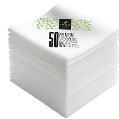 DAVELEN disposable large luxury towels offer plush comfort for spa guests