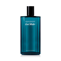 Davidoff Cool Water bottle front view showcases a classic, fresh design for daily wear.