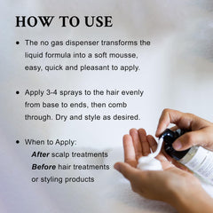 Davines Liquid Spell hair-shine adds natural glow to sensitized hair.