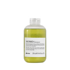 Davines MOMO moisturizing shampoo bottle highlighting hydration for dry hair