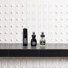 Shiny, silky-looking hair after use with added glow.