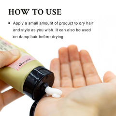 Davines This Is A Medium Hold Pliable Paste illustration of hair styling and shaping