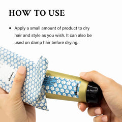 Davines This is a Strong Hold Cream Gel on short hair creates structure.