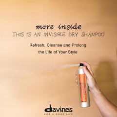 Davines This Is An Invisible Dry Shampoo adds volume and texture for easy styling