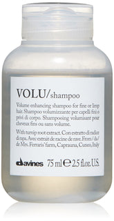 Davines VOLU champú, limpieza suave que aporta cuerpo ligero al cabello fino