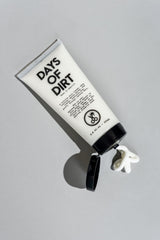 Days of Dirt frizz control close-up with smooth strands