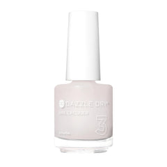 Esmalte Dazzle Dry Prima Ballerina en botella, tono rosado lechoso.