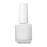 Dazzle Dry White Lightning: bote de laca blanco puro para cobertura completa.