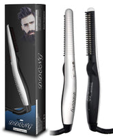 DDONG beard straightener comb product shot showing sleek styling design