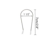 DDRAUY stainless steel clips for 1-1/2 inch rollers, durable for repeated use