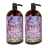Dead Sea Collection Lavender Body Wash bottle front for soothing cleansing.