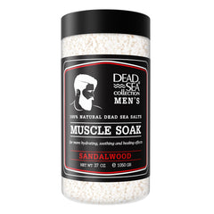 Dead Sea Collection sal de baño para hombres con sándalo, relajación muscular