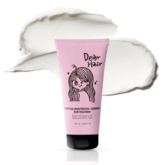 DEAR HAIR Daily Colágeno y Ceramidas, botella para tratamiento profundo del cabello.