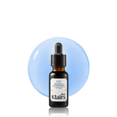 Sérum DearKlairs EGF en botella azul para calmar rojeces y piel sensible.