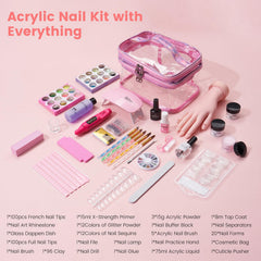 Deciniee double-layer cosmetic bag keeps tools organized and portable.