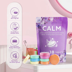 DeckTheHalls tableta ducha pomelo, aroma cítrico para levantar el ánimo