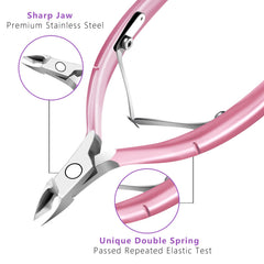 Decute cuticle pusher spoon-shaped for residue-free pushing