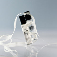 DedCool Milk bottle cap close-up: sleek design complements a clean, unisex fragrance.