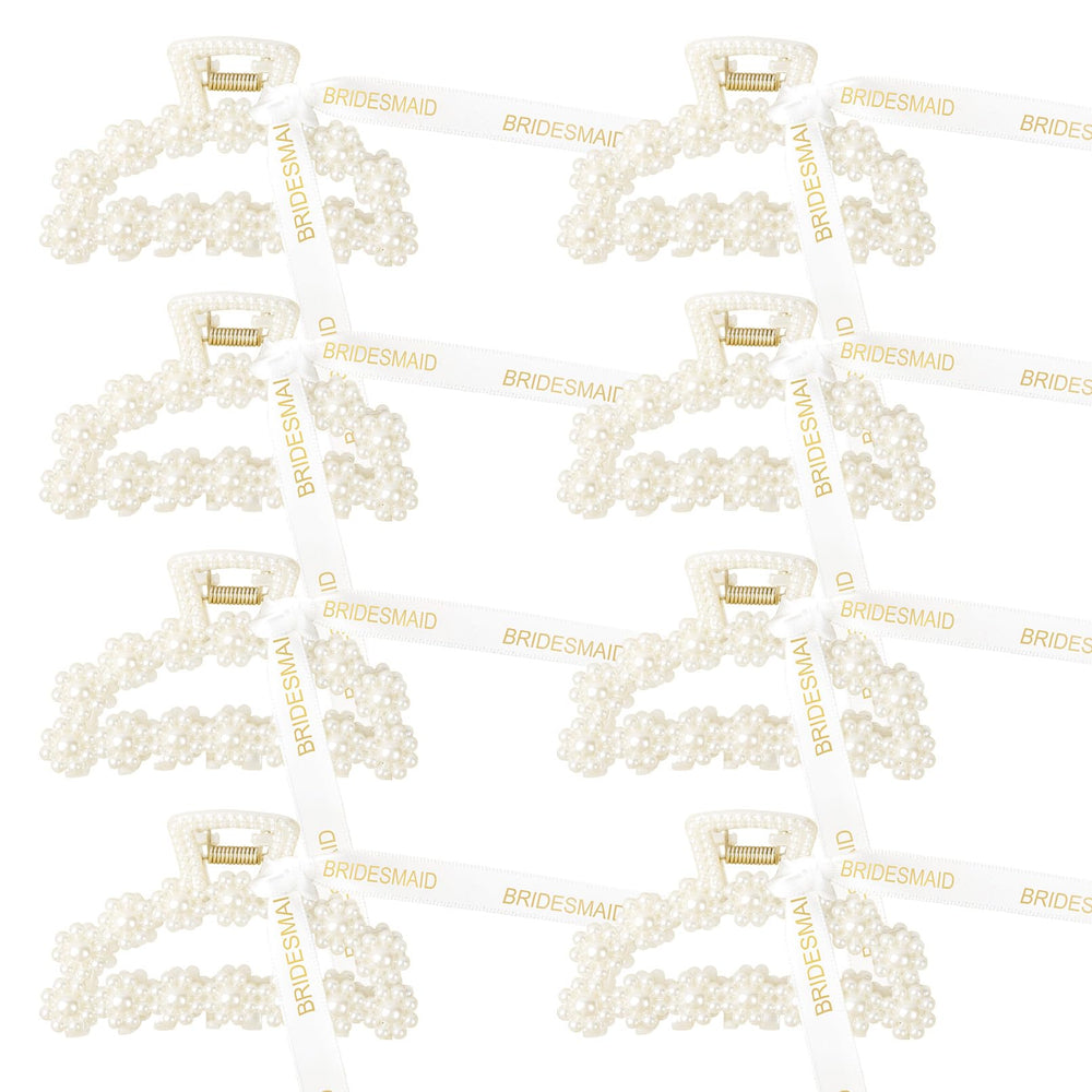 DEEKA horquilla de pelo con perla, conjunto de 8, ideal para damas de honor