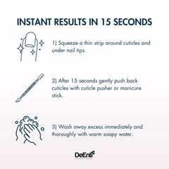 DeEnti Gel Eliminador de Cutícula para uñas naturales.
