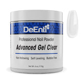 DeEnti Polvo Acrílico Uñas 4oz, acabado claro profesional para uñas limpias