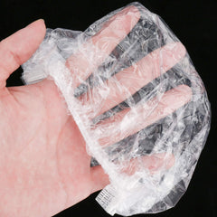 Defabee capas de ducha 100 piezas, empaque trasero, almacenamiento limpio y ordenado.