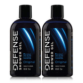 Defense Soap Tea Tree Body Wash bottle showing natural ingredients for athlete skin care