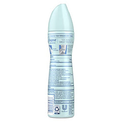 Degree Advanced Shower Clean spray nozzle illustrating instant-dry feel after application.