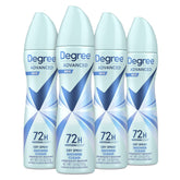 Degree Advanced Shower Clean spray bottle with MotionSense technology for on-the-go protection.