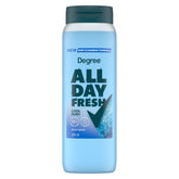 Degree All Day Fresh Cool Rush bottle for a refreshing post-workout cleanse
