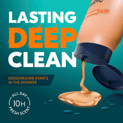 Degree All Day Fresh lather demonstrates gentle cleansing and hydration
