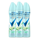 Degree Cucumber Burst desodorante en lata, protección duradera para días activos.