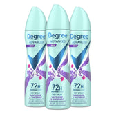 Degree desodorante seco en spray con lavanda y lirio de agua, envase de botella