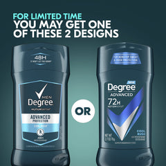 Degree Men Cool Rush: barra desodorante para aplicación diaria y rápida.
