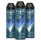 Degree Men Cool Rush: botella en spray para sensación fresca y seca.