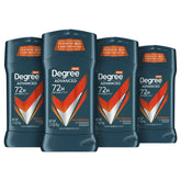 Desodorante Degree Men Adventure en barra, protección de 72 horas para jornadas largas.