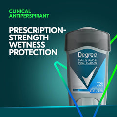 Degree Men Clean Clinical antiperspirant six-pack side view showing value