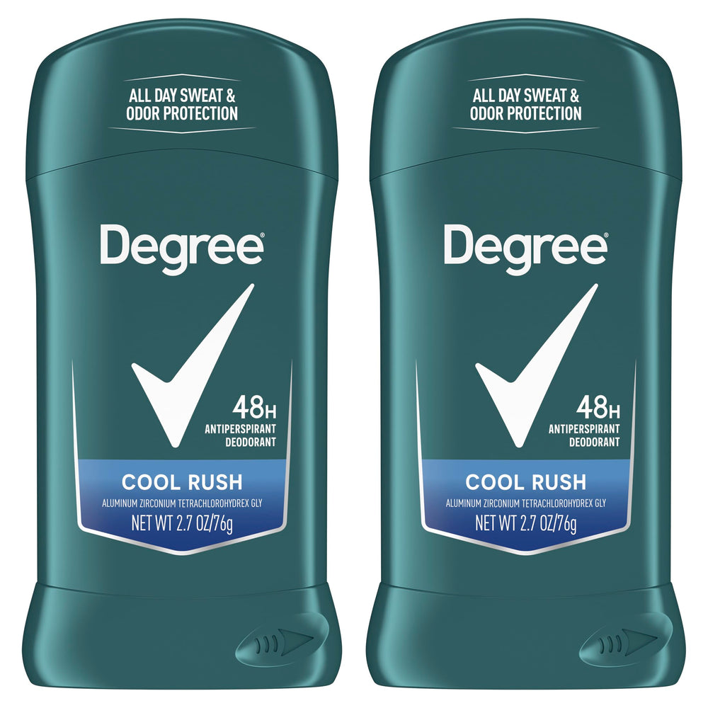 Degree Men Cool Rush bottle pour shows arctic freshness for daily confidence