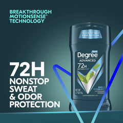 Glide-on application of Degree Men Sage & Ocean Mist on the arm.