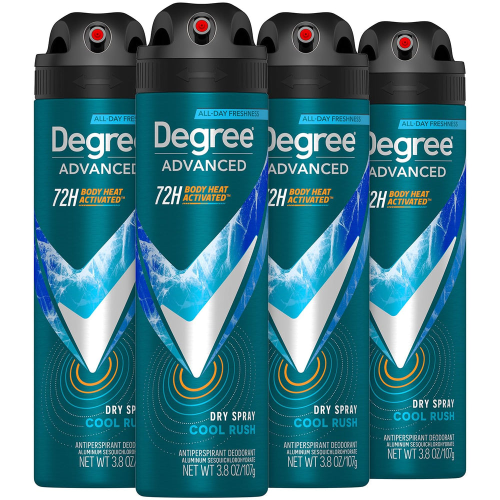 Degree Men Cool Rush deodorant spray bottle for daily wear