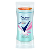 Degree Sheer Powder Advanced Protection stick front view for all-day freshness.