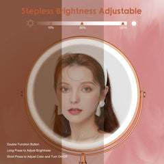 DEIOVWXS LED vanity light with three color temperatures for versatile look.