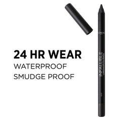 L’Oréal Paris Infallible Pro-Last Pencil Eyeliner, resistente a manchas para uso diario.