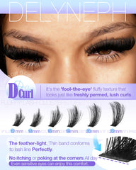 Delyneph 12–22mm length variety lets you customize lash drama.