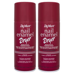 Demert Nail Enamel Dryer Spray 2Pack speeds up dry time for smudge-free polish.