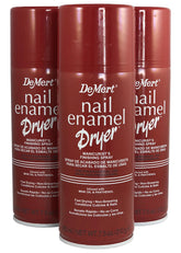 Demert Nail Enamel Dryer Spray 7.5 oz pack — front view showing quick-dry action for nails